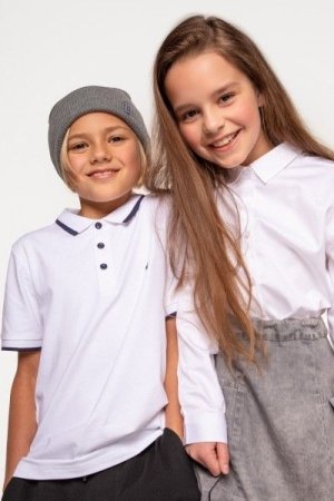 COCCODRILLO blouse BACK TO SCHOOL GIRL, valge, ZC3140103BSG-001-164, 164 cm 