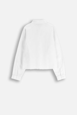 COCCODRILLO pikkade varrukatega särk BACK TO SCHOOL GIRL, valge, WC5140103BSG-001-164, 164 cm 