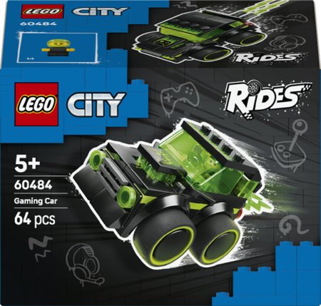 60484 LEGO® City Sõidukid – mängude võidusõiduauto 