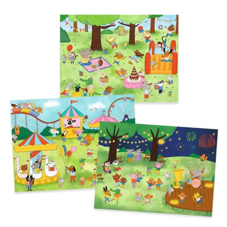 DJECO üle kantavate piltide komplekt Party Time!, DJ09355 