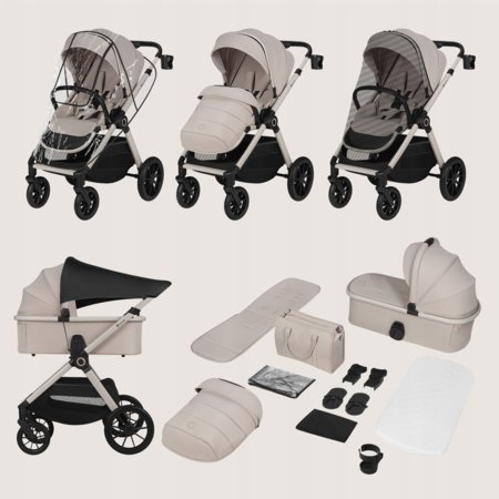 LIONELO universaalne käru LAYLA 2in1, Beige sand, LO-LAYLA 2IN1 