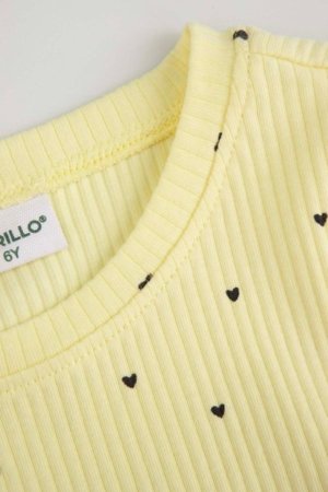 COCCODRILLO lühikeste varrukatega t-särk, kollased, cm 