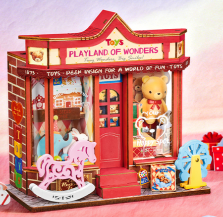 ROLIFE puidust konstruktor Mänguasjapood, DS044 