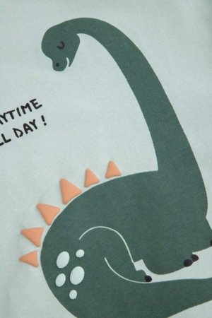 COCCODRILLO pikkade varrukatega t-särk, rohelised, WC6143103HBN-031-080, 80 suurus 