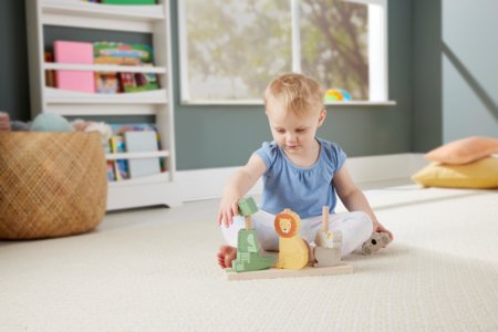 FISHER PRICE puidust virnastatavad loomad, HXV04 