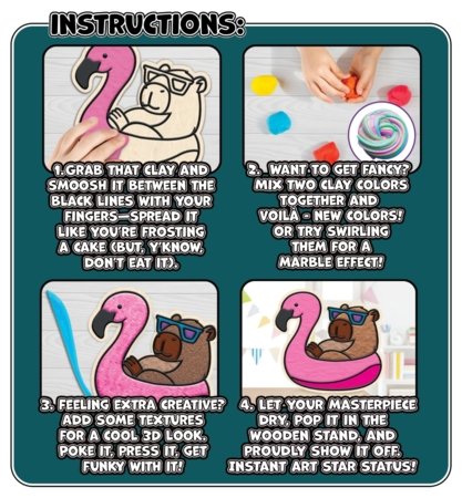 SPLAT PLANET modelleerimissavi komplekt, Capybara, SP40978 