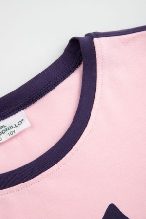 COCCODRILLO pikkade varrukatega t-särk, roosad, WC6143103SGJ-007-152, 152 cm 