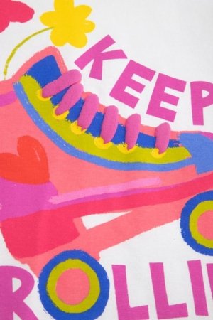 COCCODRILLO lühikeste varrukatega t-särk, valged, WC6143205RGK-001-122, 122 cm 