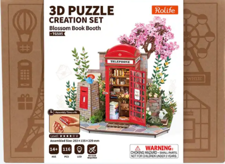 ROLIFE puidust konstruktor Lillede raamatukiosk, TGS05 