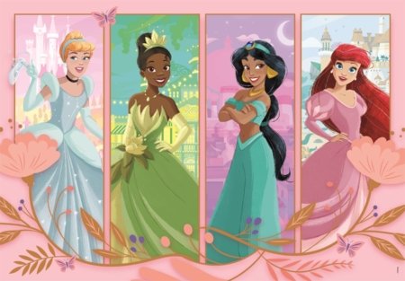 CLEMENTONI LASTELE PUZZLE Disney Princess 2025, 2x60 tk,, 24824 