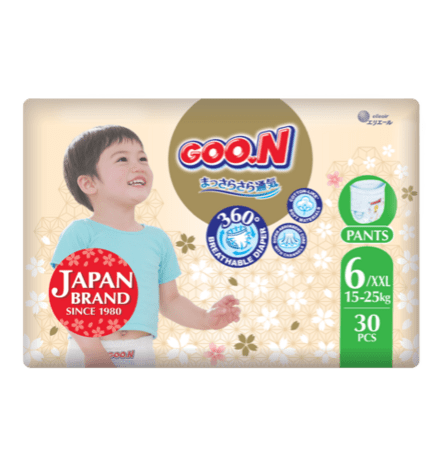GOO.N mähkmed PREMIUM SOFT, Unisex, 15-25 kg, 6 suurus/2XL, 30 tk., F1010101-159 