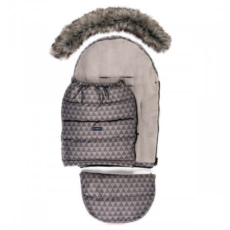 MILLI soojakott GROW UP Geo Grey 5902745544267