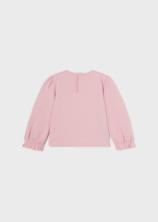 MAYORAL pikkade varrukatega t-särk 4G, heleroosad, 1015-42 