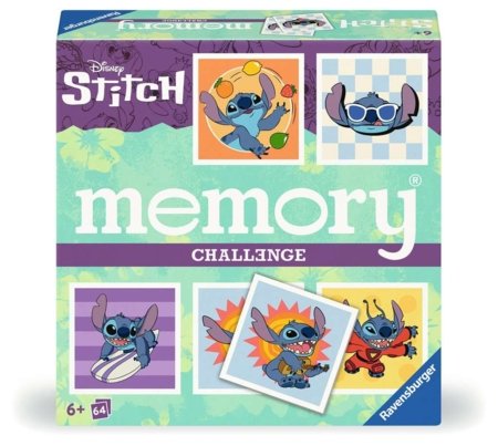 RAVENSBURGER Disney Stitch mälumäng 64 kaarti, 24697 