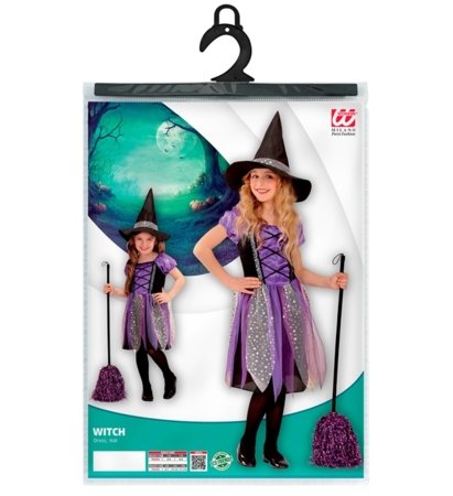 WIDMANN halloween kostüüm Nõid, suurus (116 cm / 4-5 aastat), 00265 