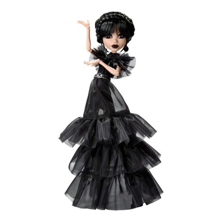 MONSTER HIGH X WEDNESDAY kollektsiooni nukk - peokleidis Wednesday, HXJ03 