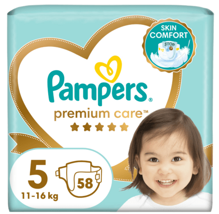 PAMPERS mähkmed Premium Care, 5 suurus 11-16kg, 58 tk., 80887517 