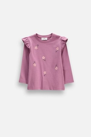 Coccodrillo pikkade varrukatega t-särk, lillad, suurus 