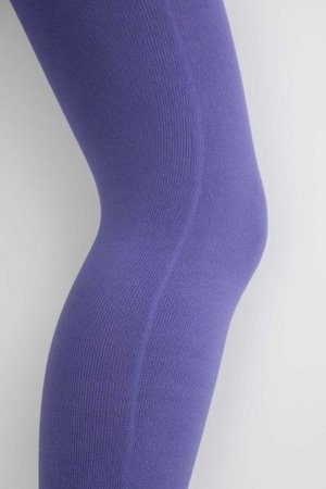 COCCODRILLO sukad TIGHT MICROFIBRE PLAIN, violett, cm 