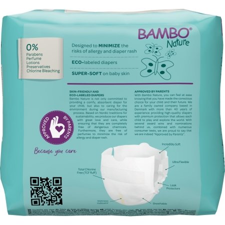 BAMBO mähkmed, 0 suurus, 1-3 kg, 24 tk., BAMBN9447 BAMBN9447
