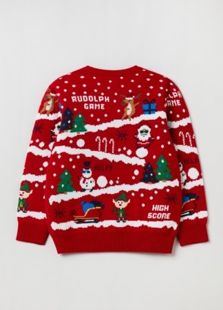 OVS BOY3-10Y TRICOT 2H 4-5 RED 001915489 