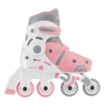 GLOBBER rulluisud Learning Skates 2 in 1, suurus 30–33, pastellroosad, 783-210 