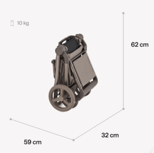 ANEX universaalne käru FLO 2in1, browny, fl-07с, 8885020503173 (frame)  