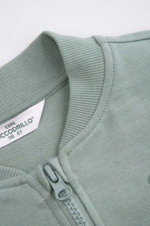 COCCODRILLO tõmblukuga pusa, roheline, WC6132201NBK-011-116, 116 cm 