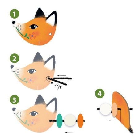 DJECO meisterdamise komplekt Armsad loomad, DJ00084 