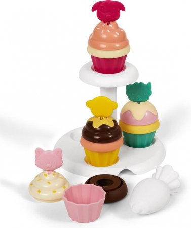 SKIP HOP sett Zoo sort and stack Cupcakes, 9H012810 9H012810