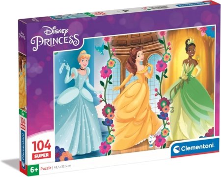 CLEMENTONI DISNEY PRINCESS pusle, 104 tk., 25772 