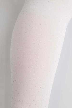 COCCODRILLO sukad TIGHT MICROFIBRE COLORFUL, valge, cm 