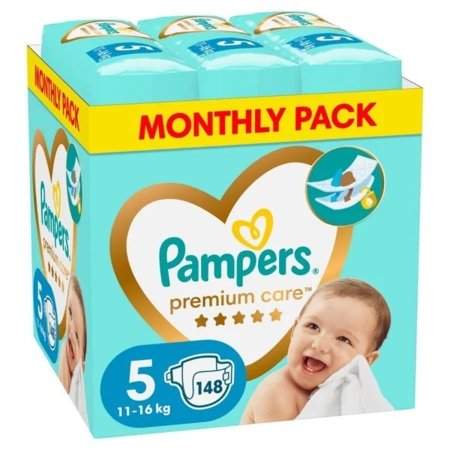PAMPERS mähkmed Premium Care, 5 suurus 5 11-16kg, 148 tk, 81784132 