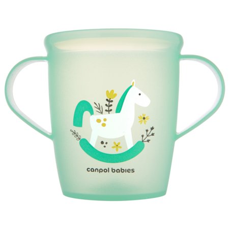 CANPOL BABIES sangadega tass, roheline, 250 ml, 2/101_gre 