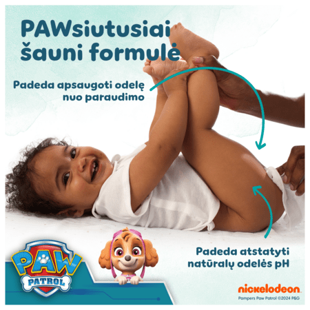 PAMPERS niisked salvrätikud HARMONIE AQUA PAW PATROL, 3x48 tk. 