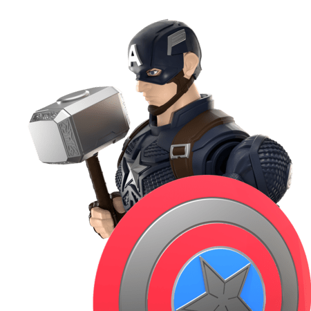 Blokees transformaator  Marvel Heros - Champion Class Captain America, 81115 