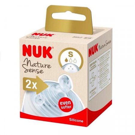 NUK silikoonlutt NATURE SENSE, S suurus, 2tk, SA54 SA54