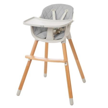 ROBA söögitool 2in1 STYLE UP WOOD, Grey, 7575GA 