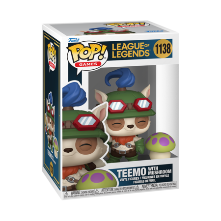 FUNKO POP! vinila figūriņa: League of Legends - Teemo with Mushroom, 86113 
