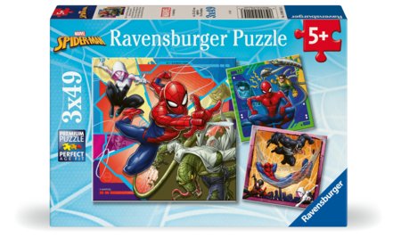 RAVENSBURGER pusle Marvel Spider-Man, 3x49 tk., 4115 