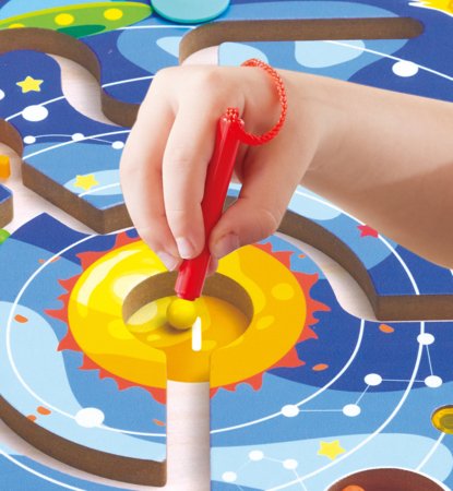 HAPE 2-in-1 kosmose labürint ja tangrami laud, E0524K 