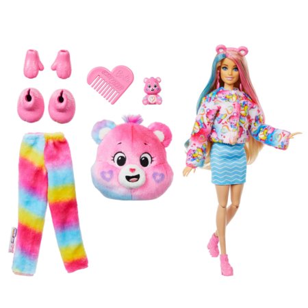 BARBIE Cutie Reveal – Hoolivate Karude sari 2: Koosolemise karu, JFV60 