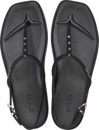 CROCS sussid Miami Studded Thong mustad, 211495-001 39,5 suurus 