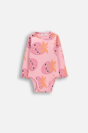 COCCODRILLO pikkade varrukatega bodi, roosa, suurus 