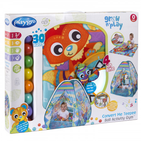 PLAYGRO aktiivsusmatt telk Convert Me Teepee, 0187626 0187626