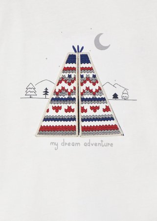 MAYORAL pikkade varrukatega t-särk 3D, kreemjas värv, 92 cm, 2007-55 2007-55 12