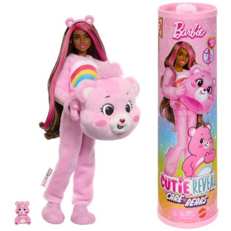 BARBIE Cutie Reveal kaisukaru seeria Cheer Bear , JCN95 