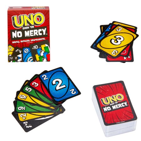 MATTEL GAMES UNO kaardid No Mercy, HWV18 