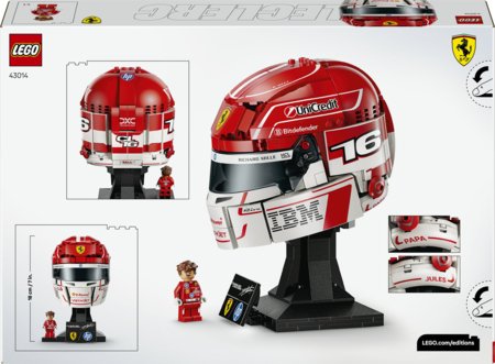 43014 LEGO® Editions Scuderia Ferrari HP Charles Leclerc kiiver 