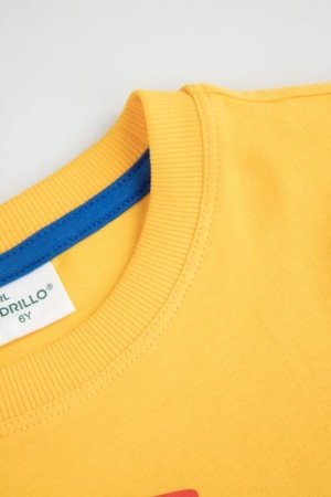 COCCODRILLO t-särgid CITY BUILDER BOY KIDS, kollane, ZC5143201CBK-004-104, 104 cm 